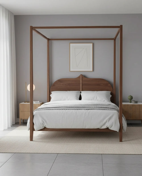 Hasty Wooden Bedstead 