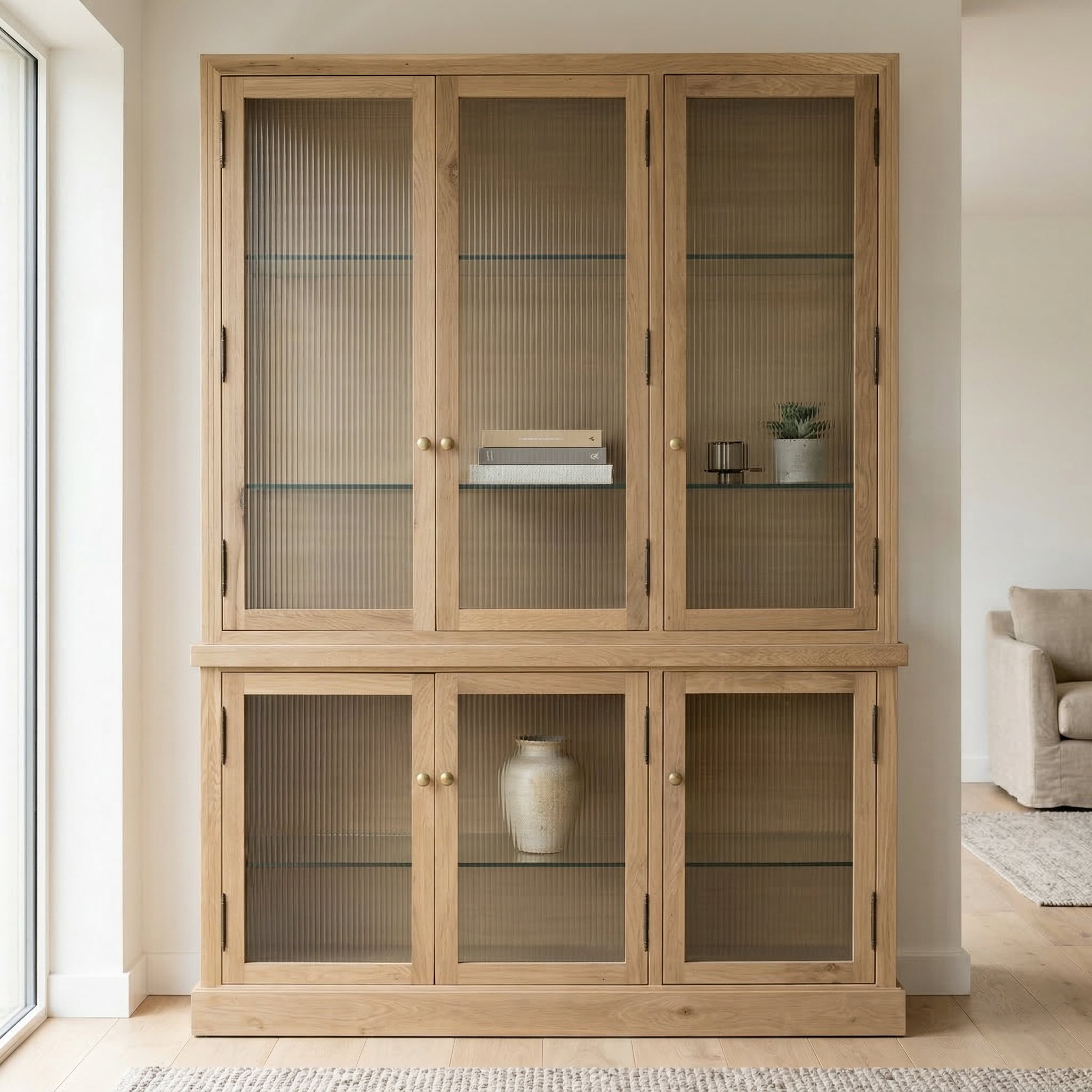 Hellony Buffet und Bücherregal aus Holz