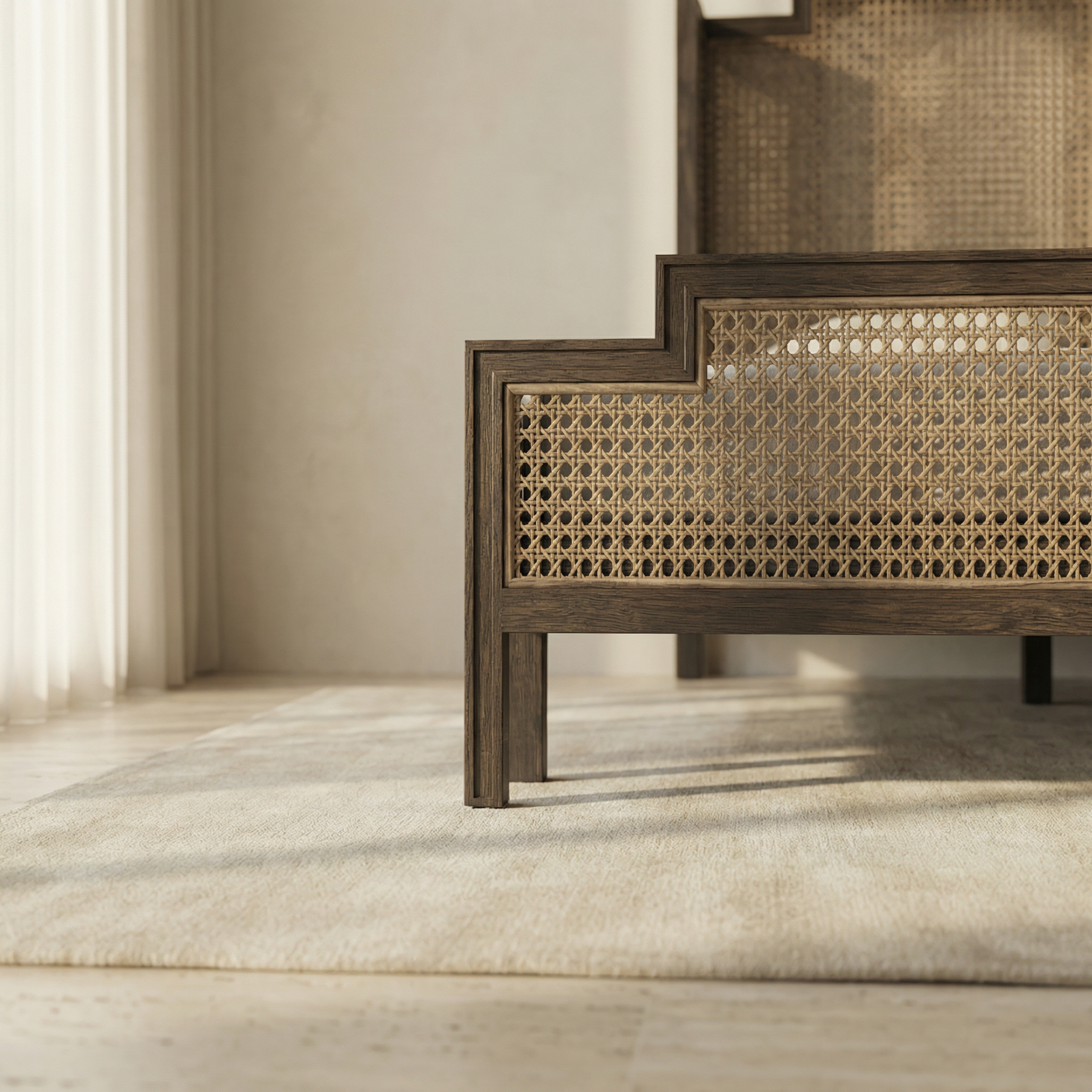 Hera Hazeranlı Ahşap Karyola