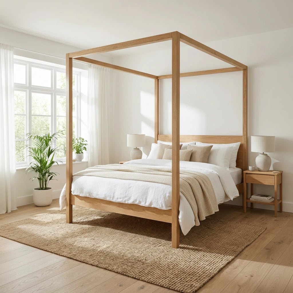 Hibii Wooden Bedstead