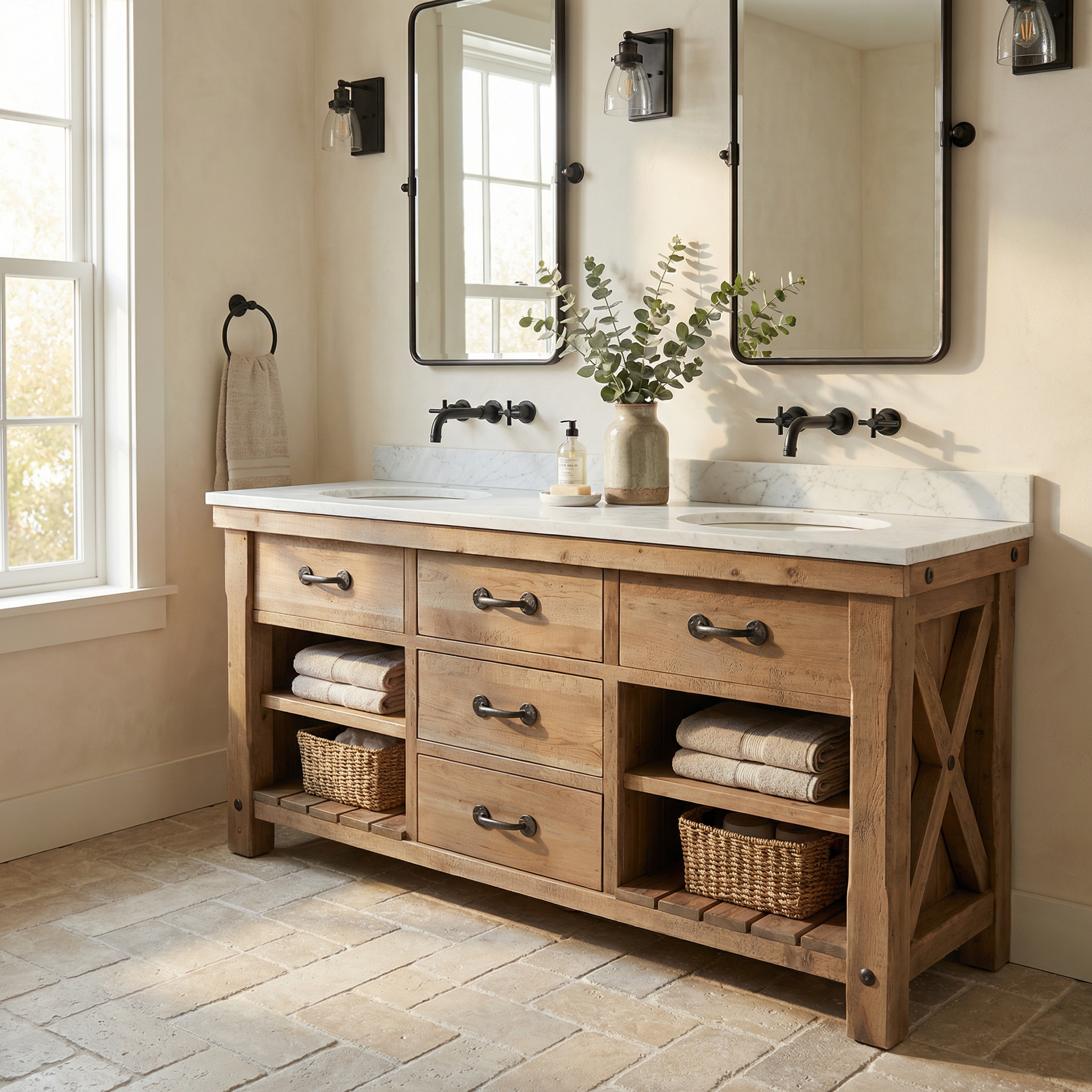 Hodge Wooden Bathroom Cabinet