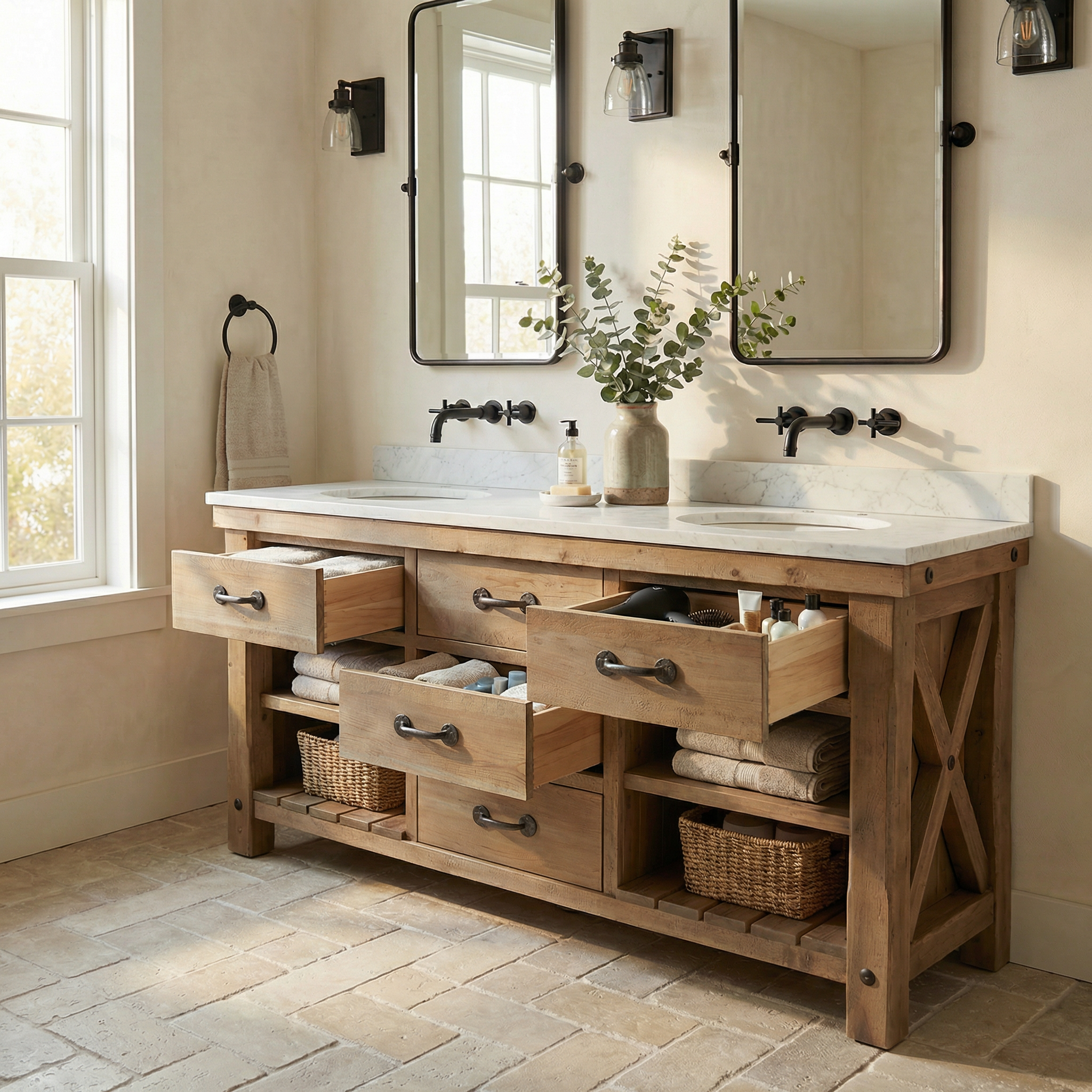 Hodge Wooden Bathroom Cabinet