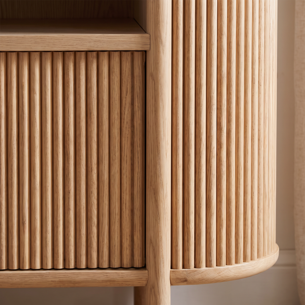 Inverse Wooden TV Unit