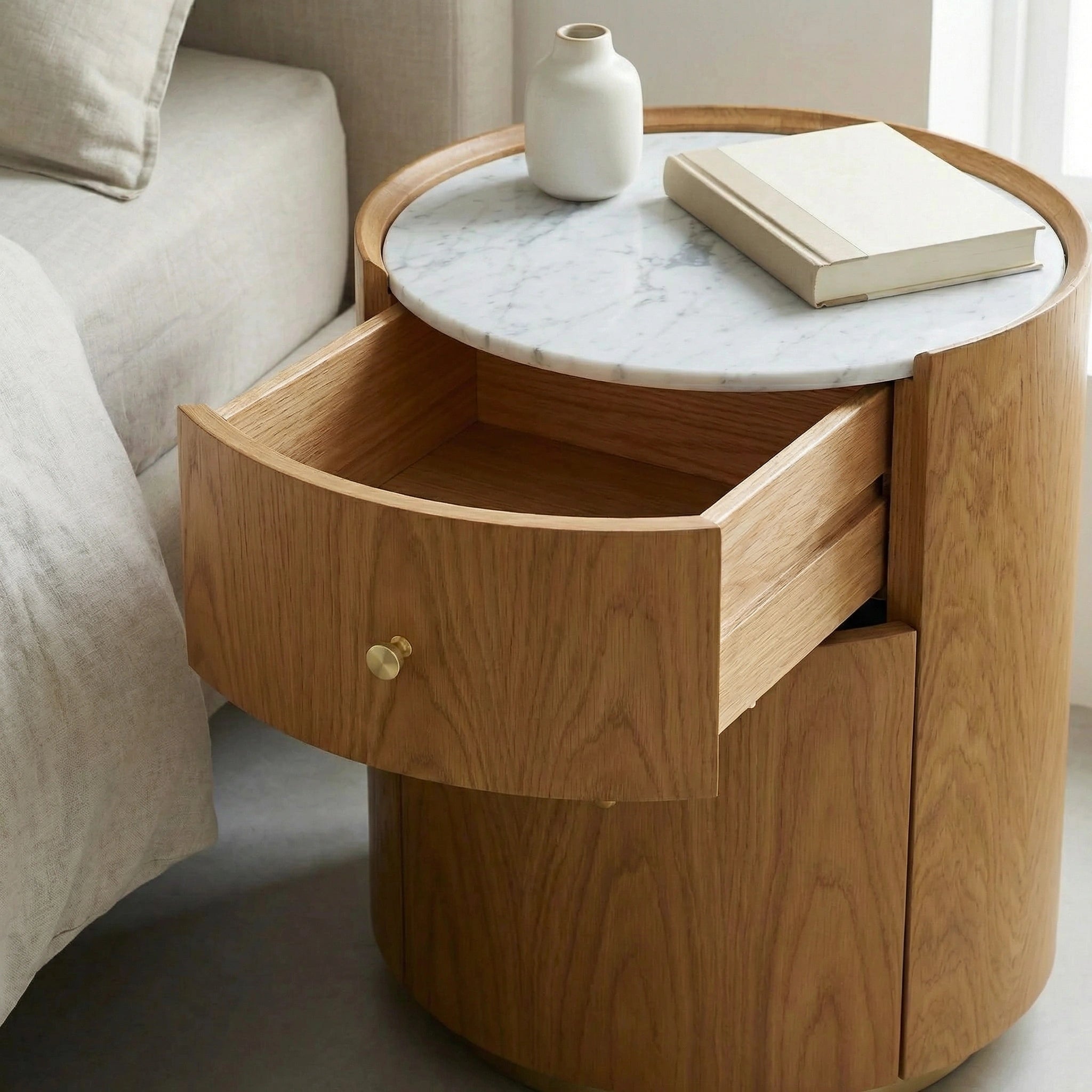 Knit Wooden Nightstand