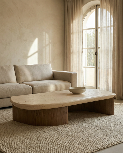 Laila Traverten Orta Sehpa