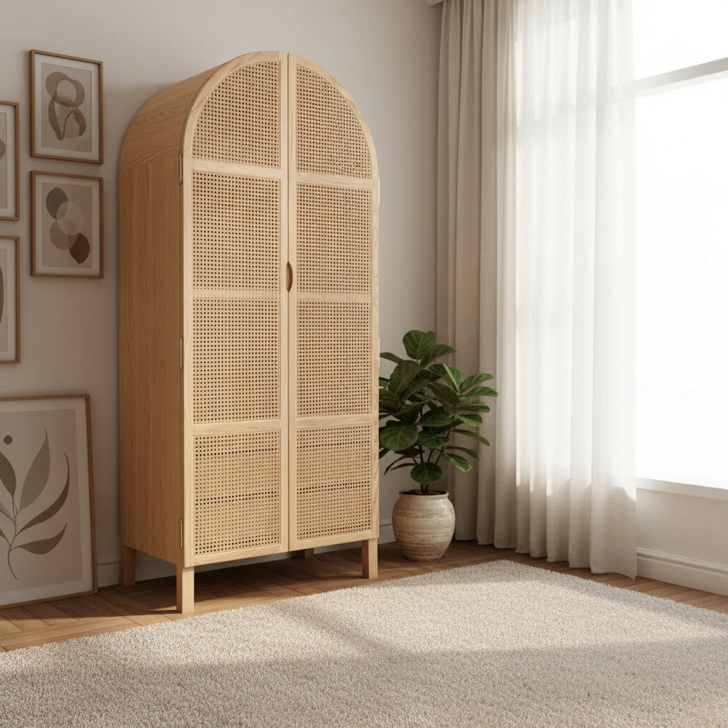 Lax Hazeranlı Wooden Wardrobe