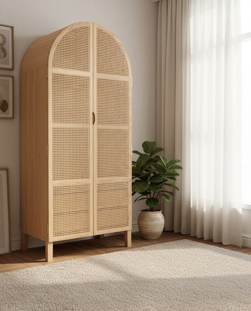 Lax Hazeranlı Ahşap Gardırop