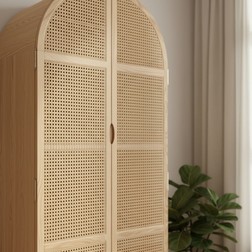 Lax Hazeranlı Ahşap Gardırop