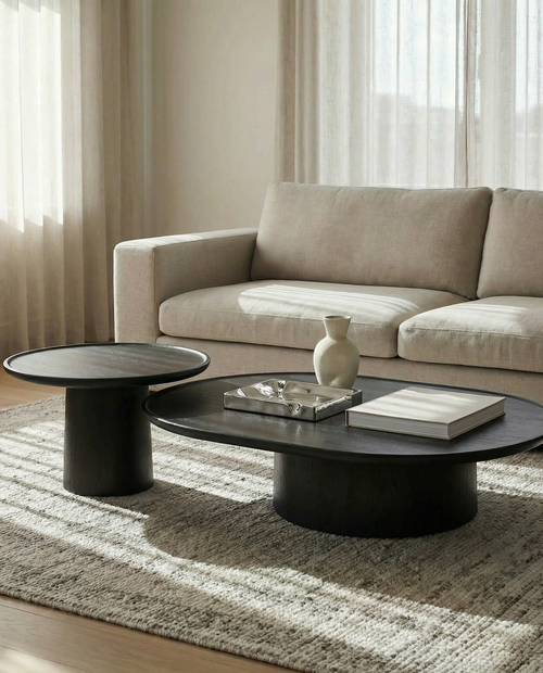 Leo Ahşap ikili Orta Sehpa