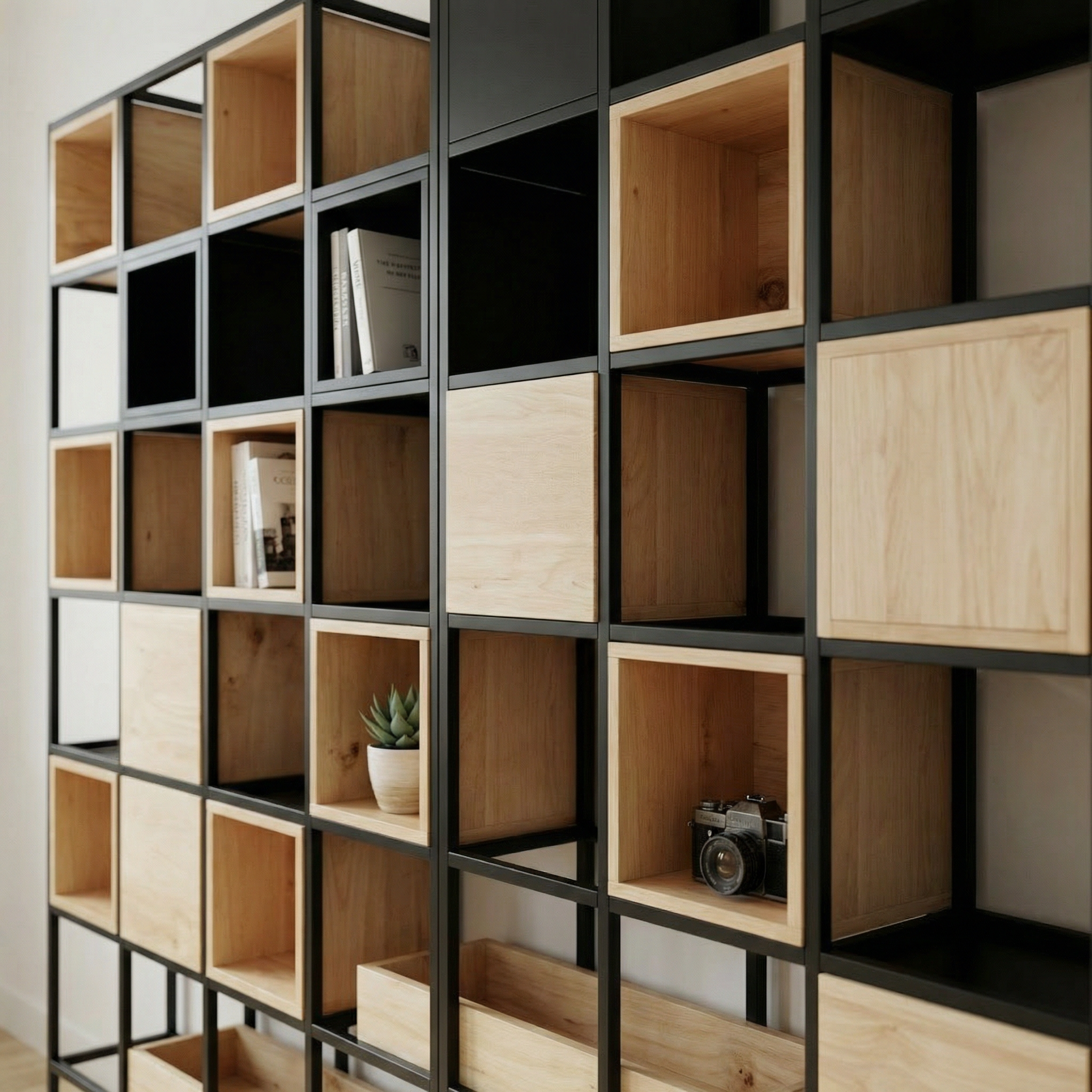 Lichi Bücherregal aus Holz 