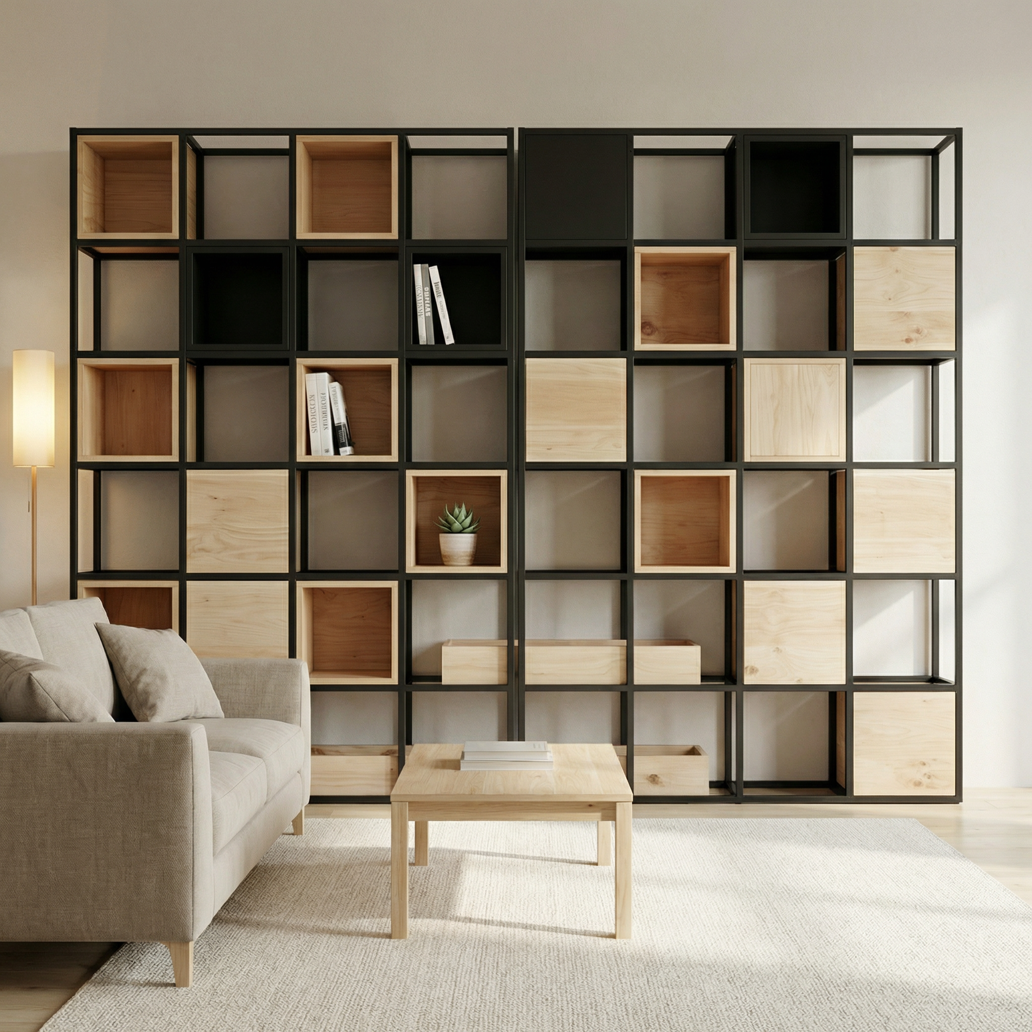 Lichi Bücherregal aus Holz 