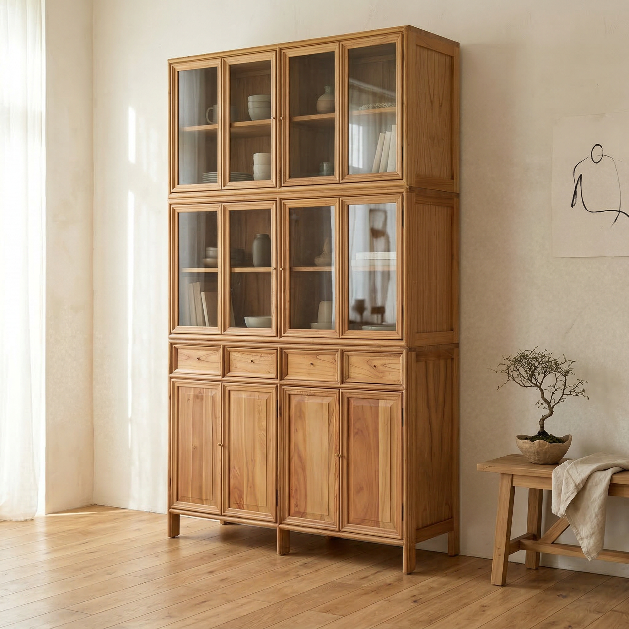 Lustrous Ahşap Büfe & Kitaplık