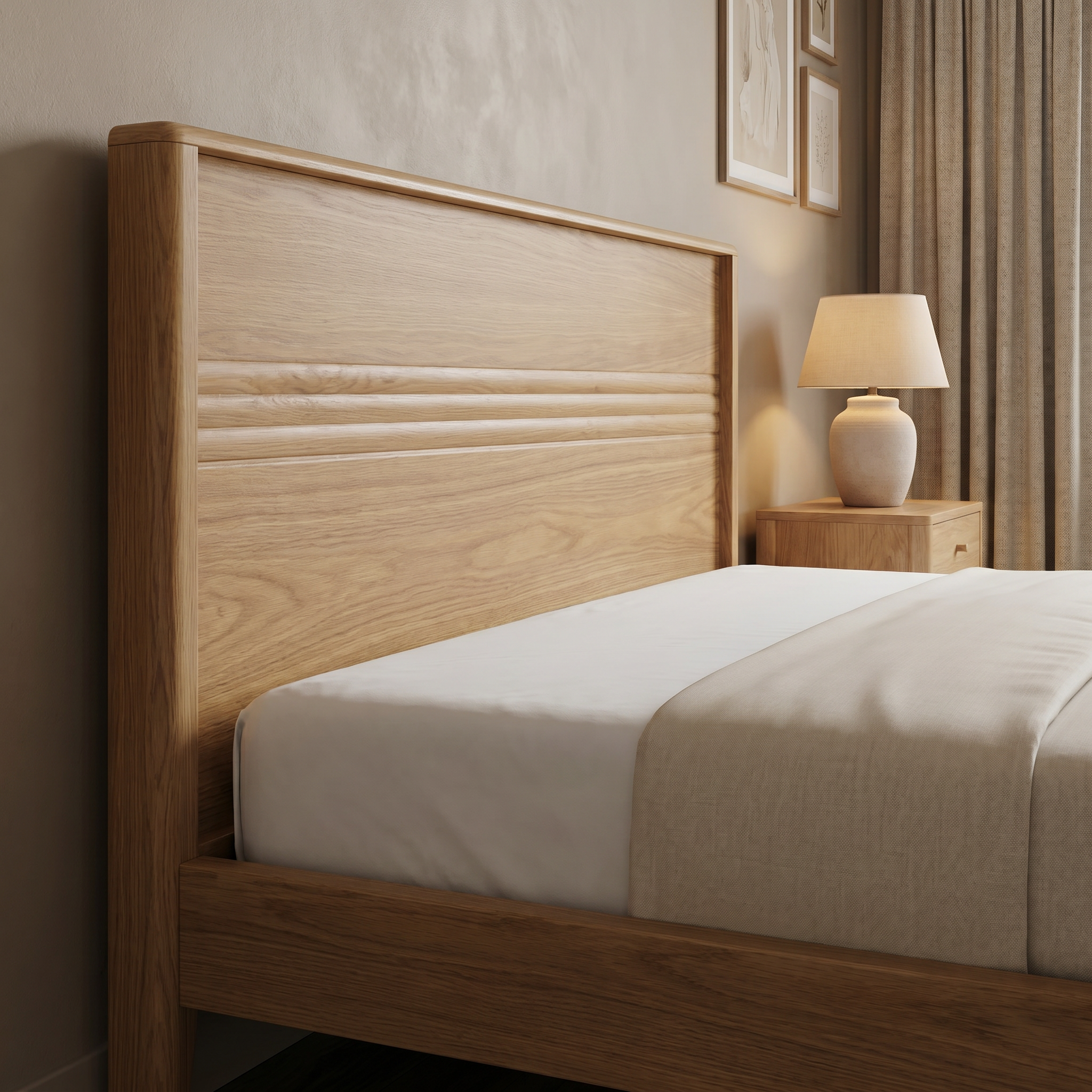 Manilva Wooden Bedstead