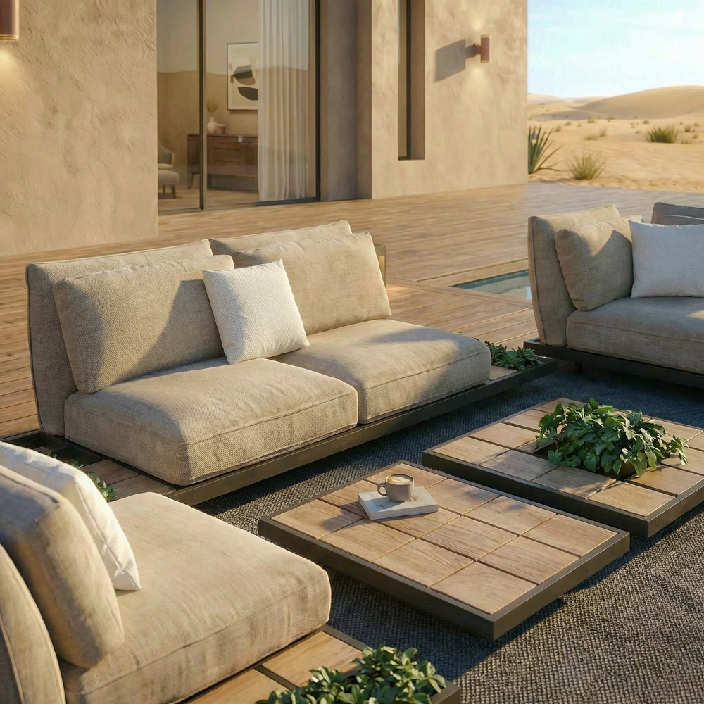 Mozaix Lounge Masif Oturma Grubu