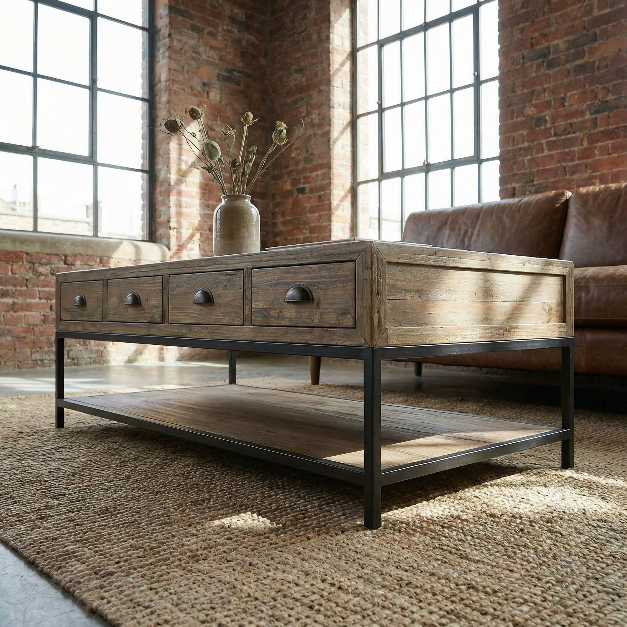 Naomi Couchtisch aus Holz