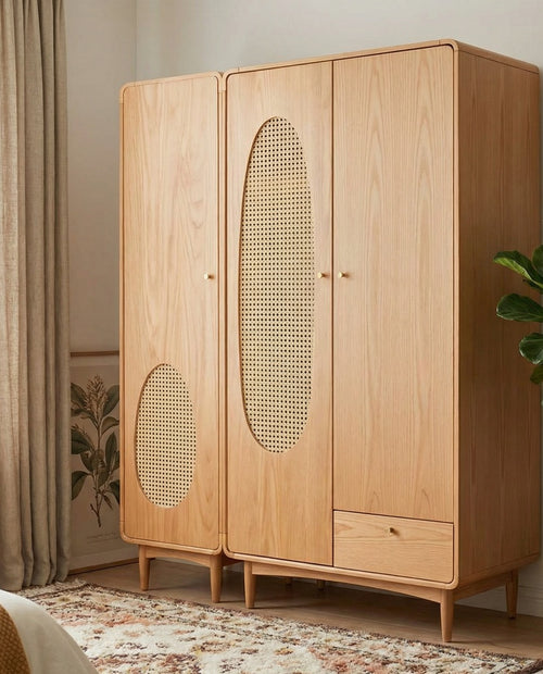 Nice Hazeranlı Ahşap Gardırop