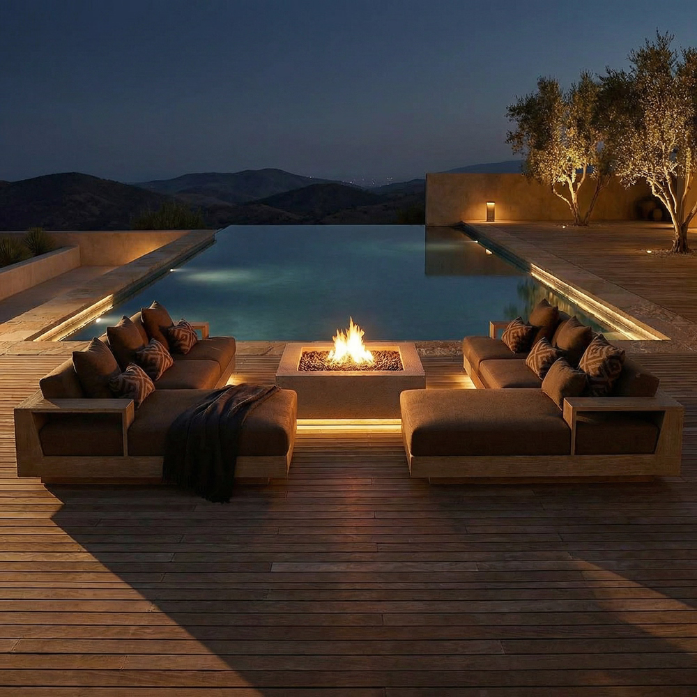 Nicole Köşe Bahçe Oturma Grubu