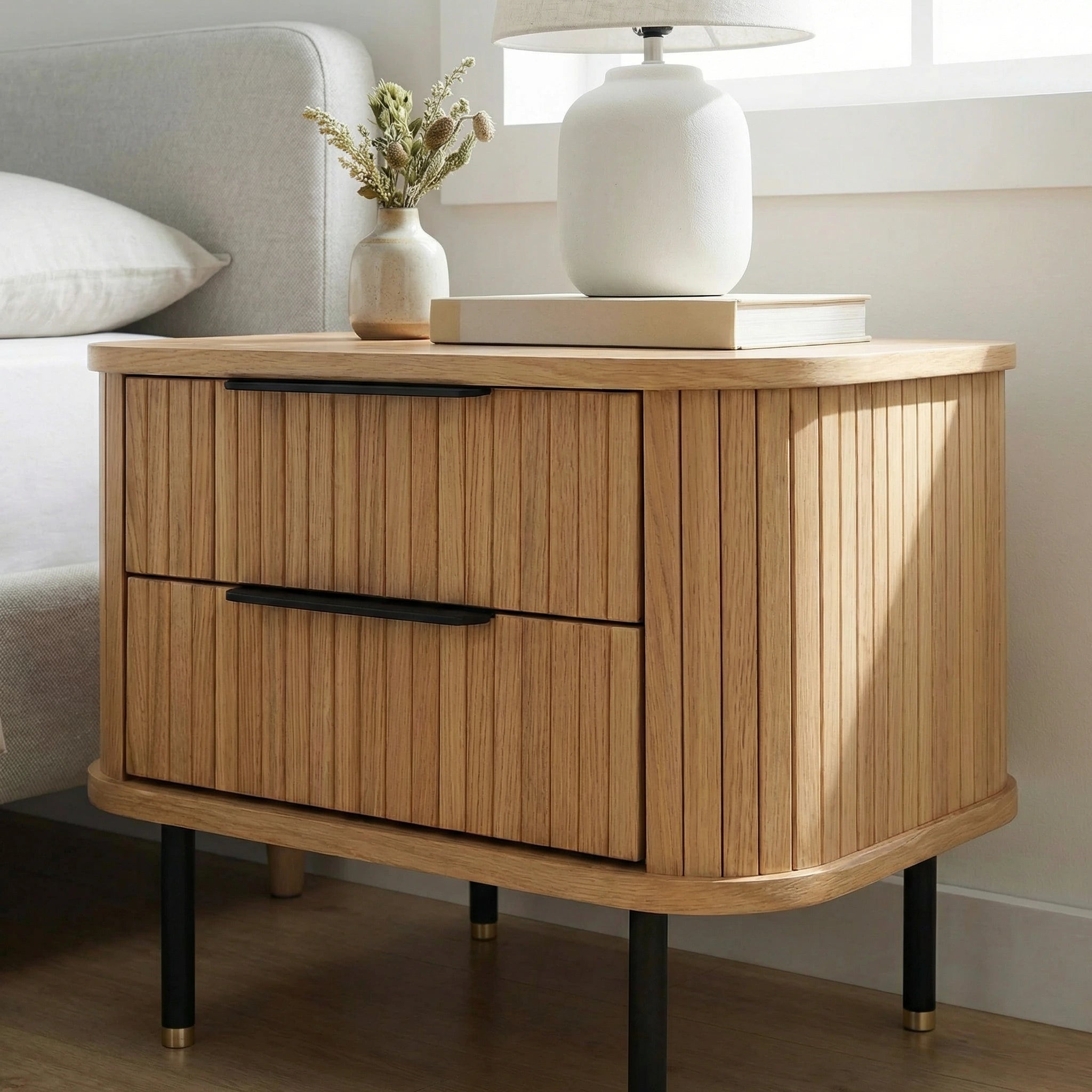 Orphe Wooden Nightstand