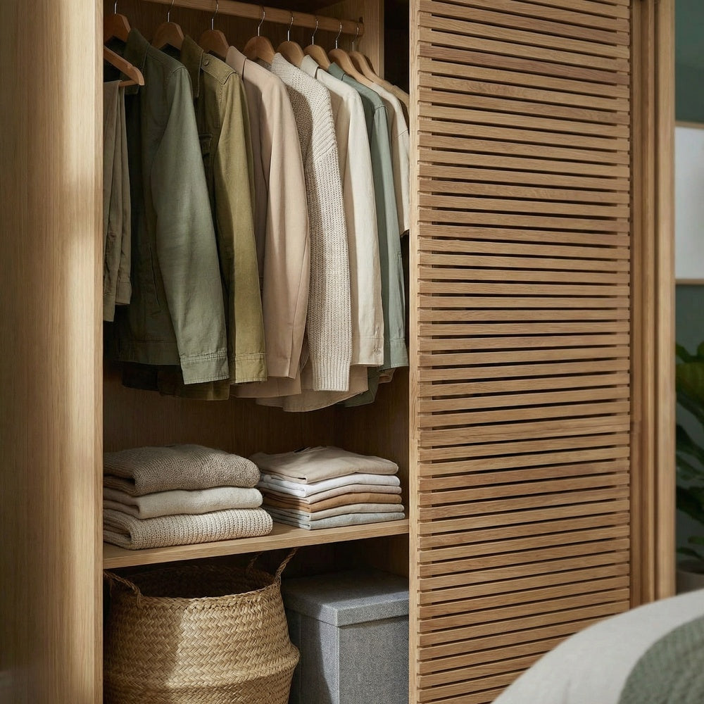 Owl Ahşap Gardırop