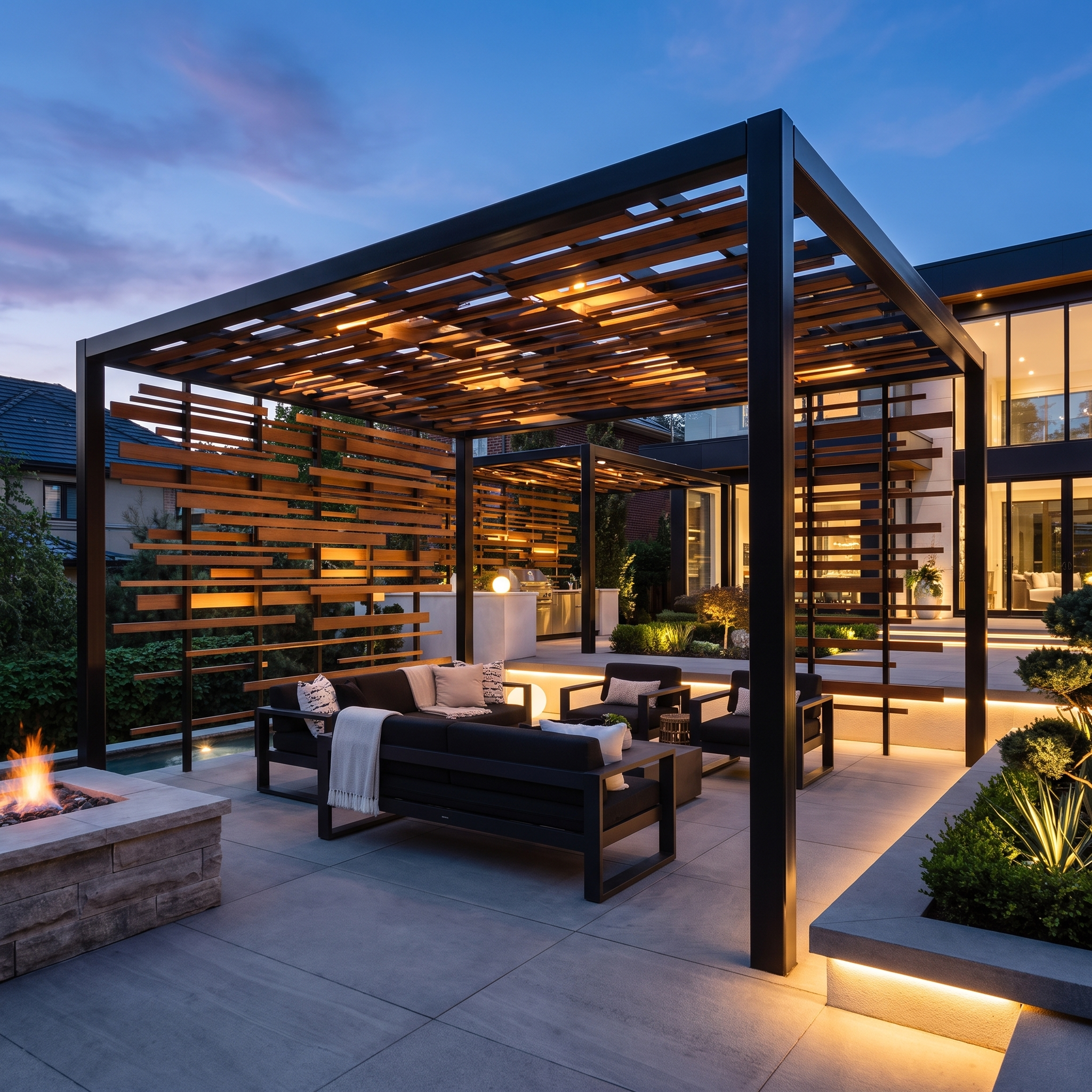Puolin Ahşap Pergola