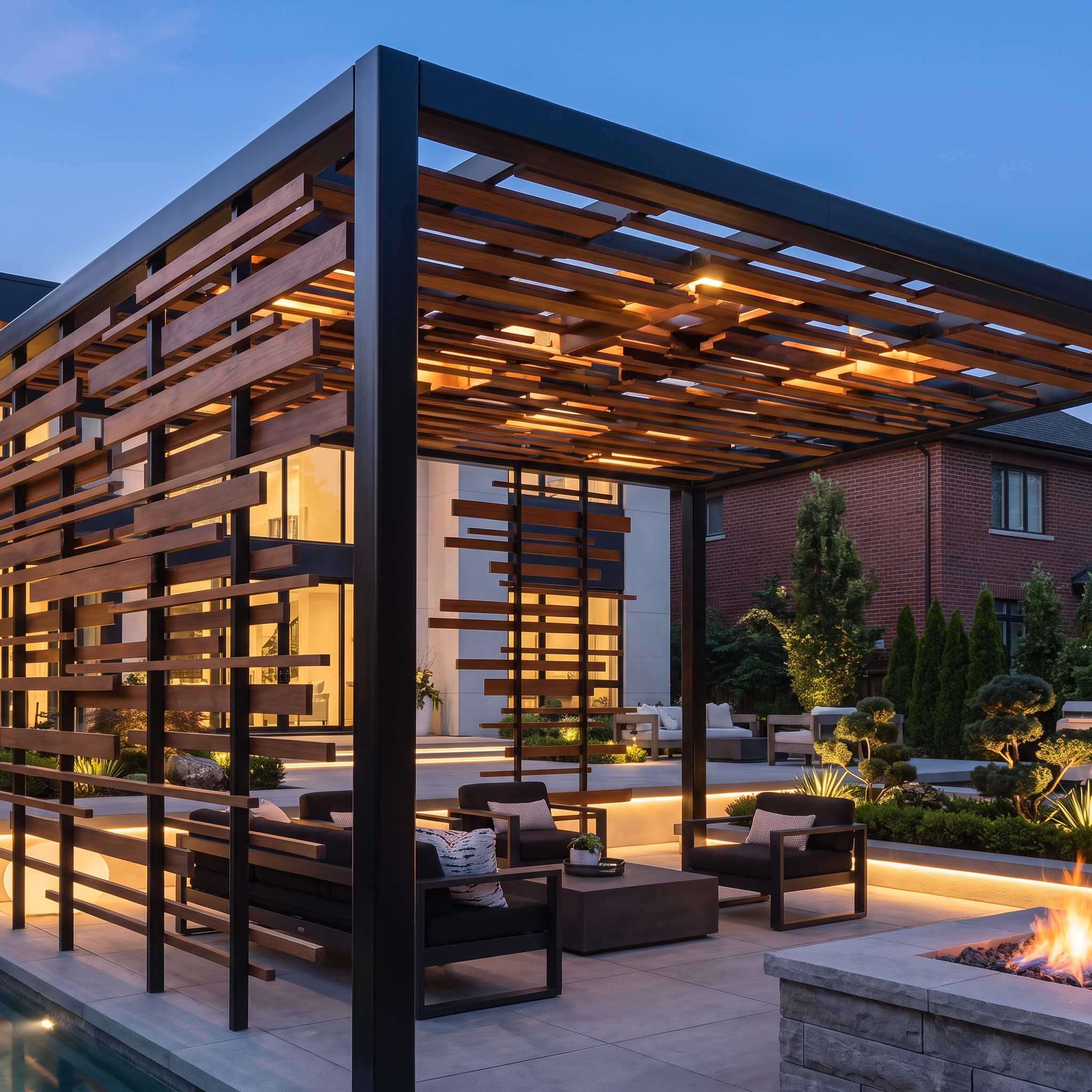 Puolin Ahşap Pergola