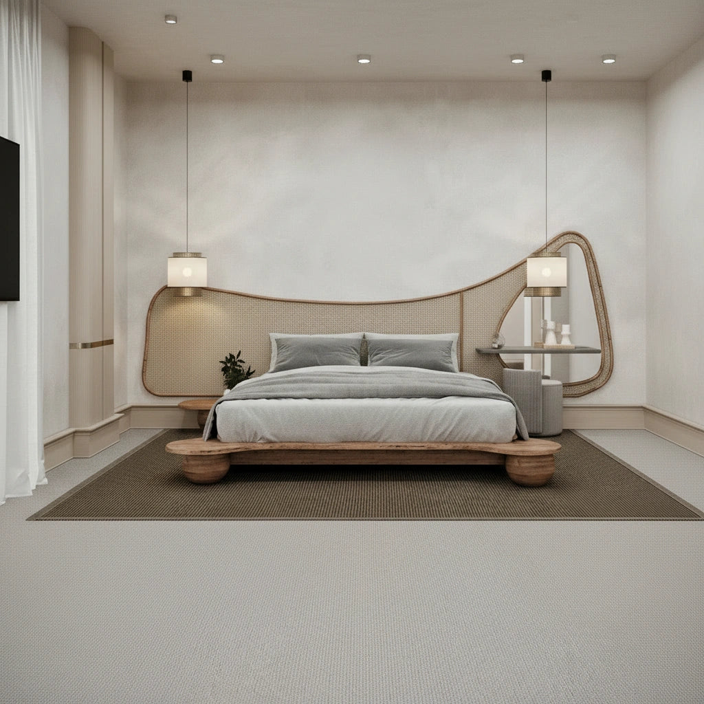 Quen Wooden Bedstead 