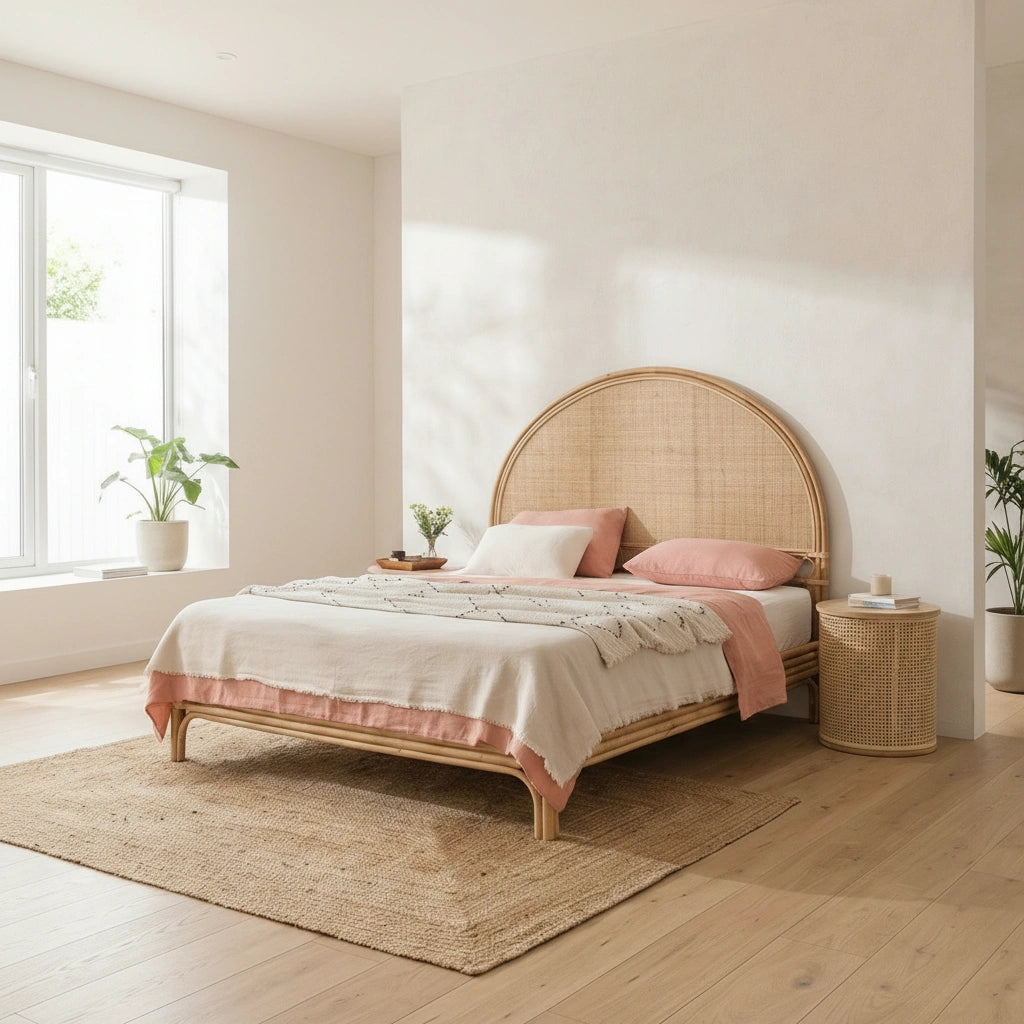 Quinn Hazeranli Wooden Bedstead