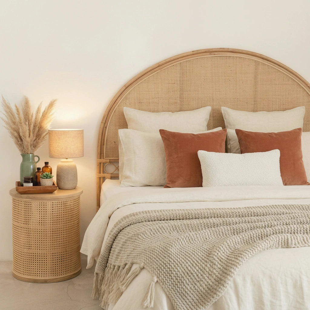 Quinn Hazeranli Wooden Bedstead