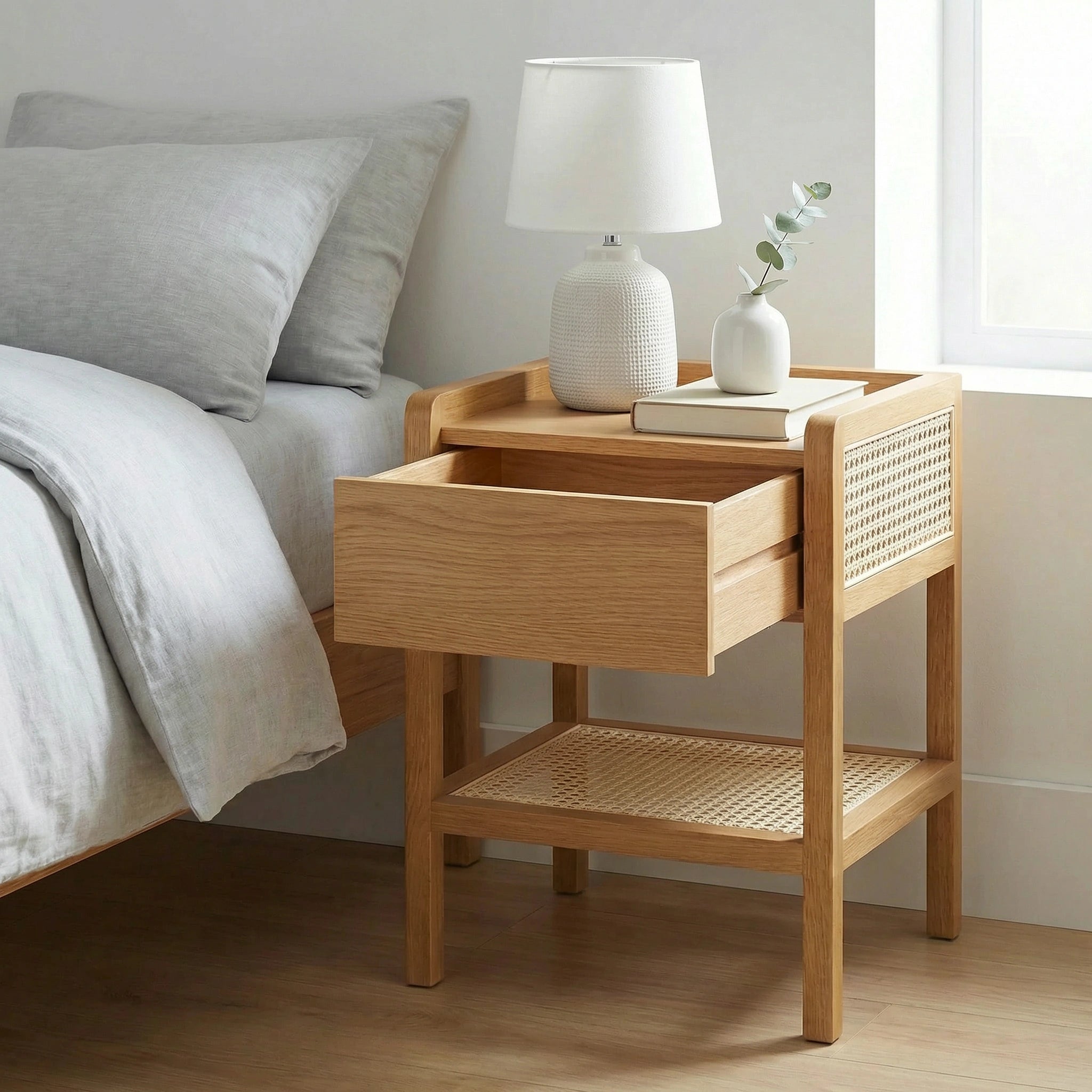 Retreat Hazeranlı Nachttisch aus Holz