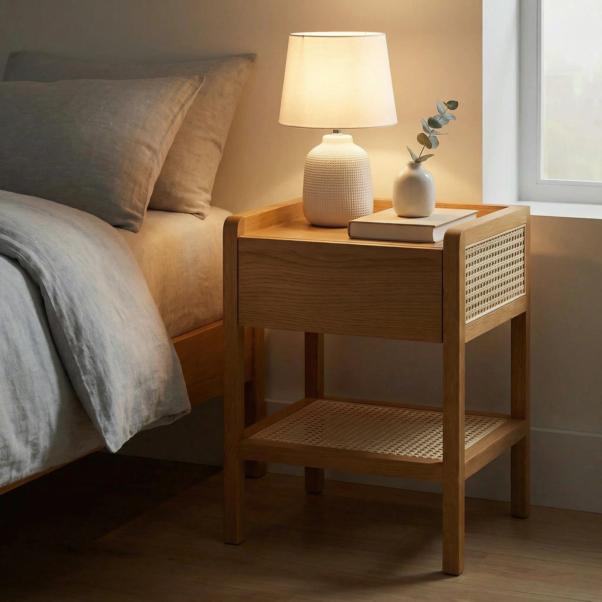 Retreat Hazeranlı Nachttisch aus Holz