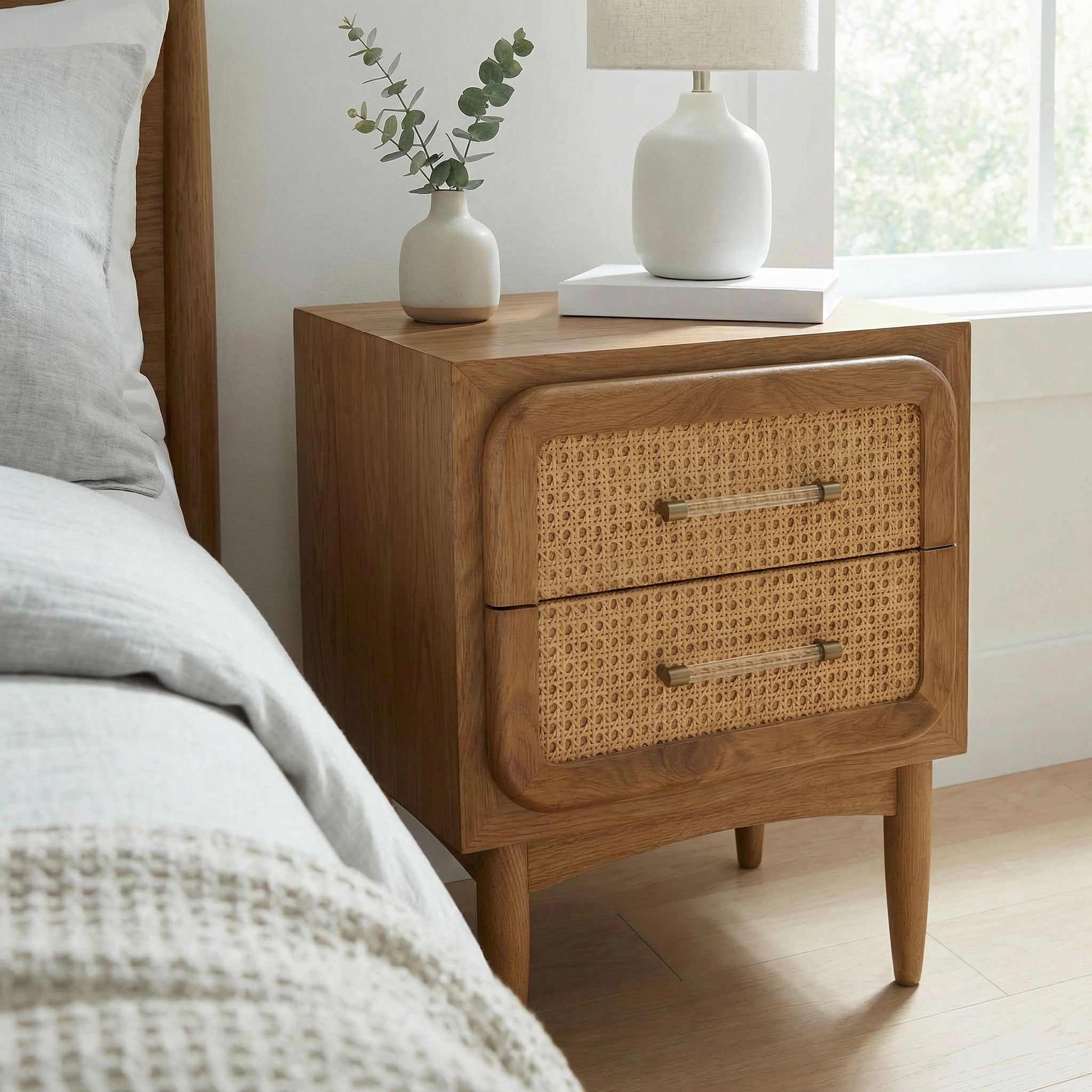 Rosaline Hazeranlı Ahşap Komodin