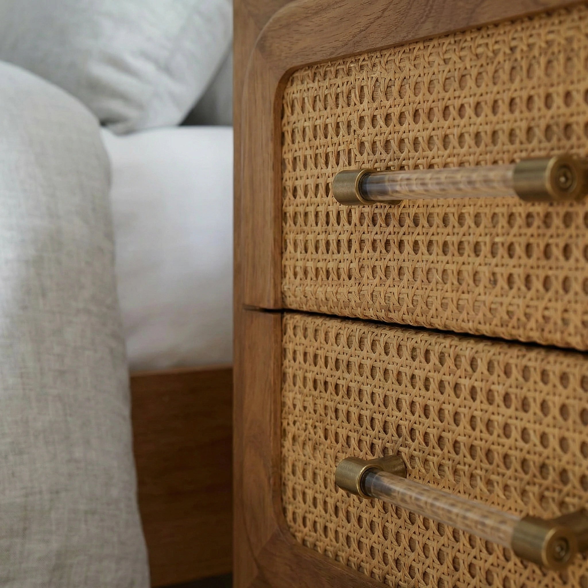 Rosaline Hazeranlı Ahşap Komodin