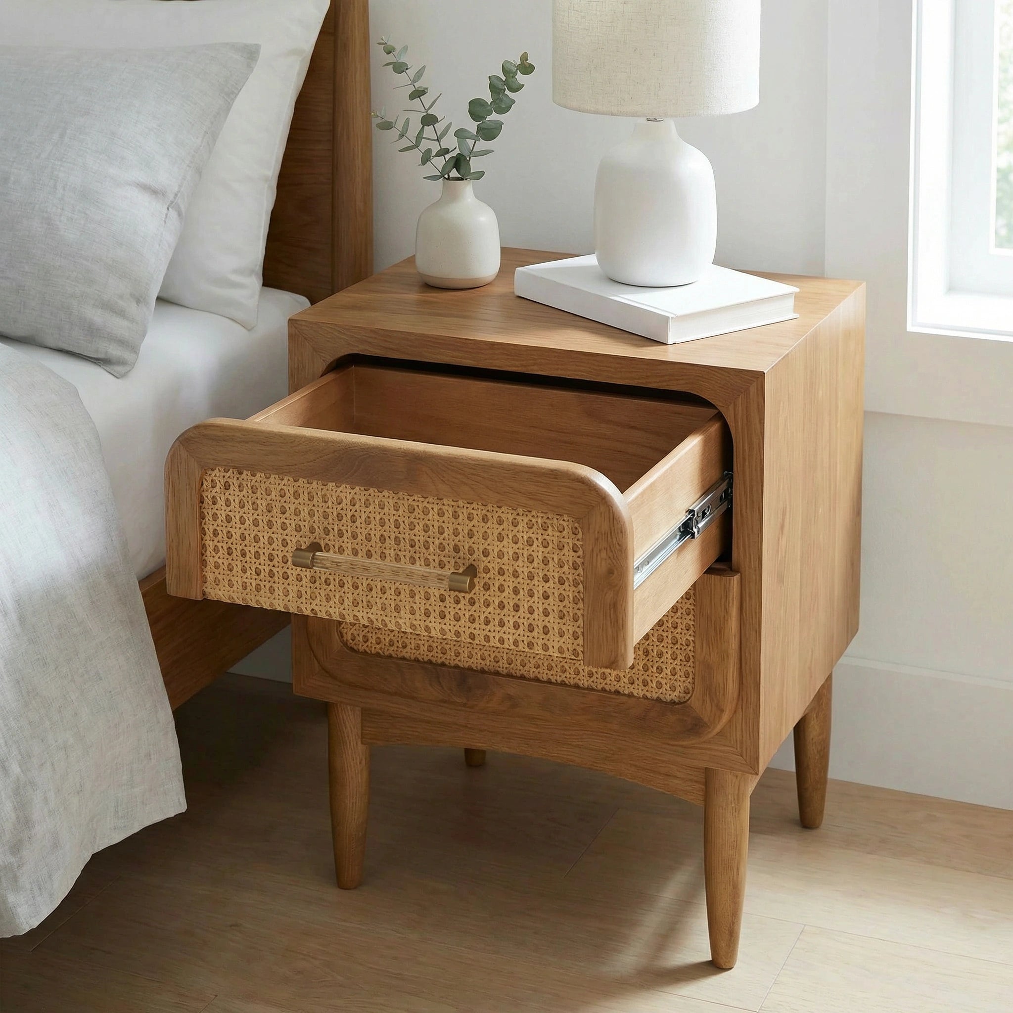 Rosaline Hazeranlı Ahşap Komodin