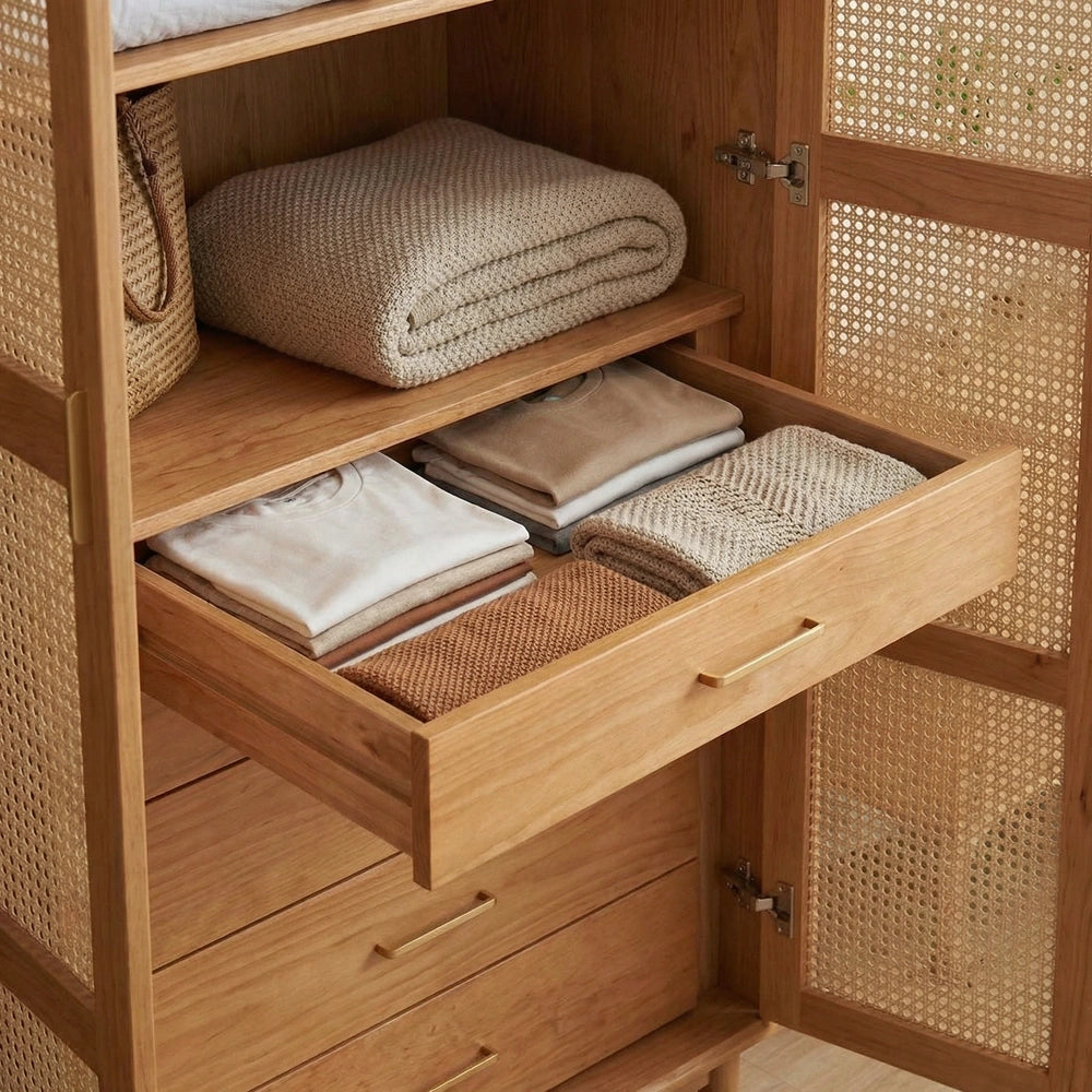 Santano Ahşap Hazeran Gardırop