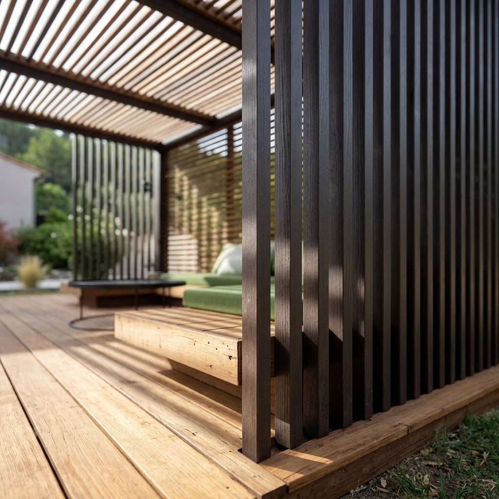 Sating Wooden Pergola 