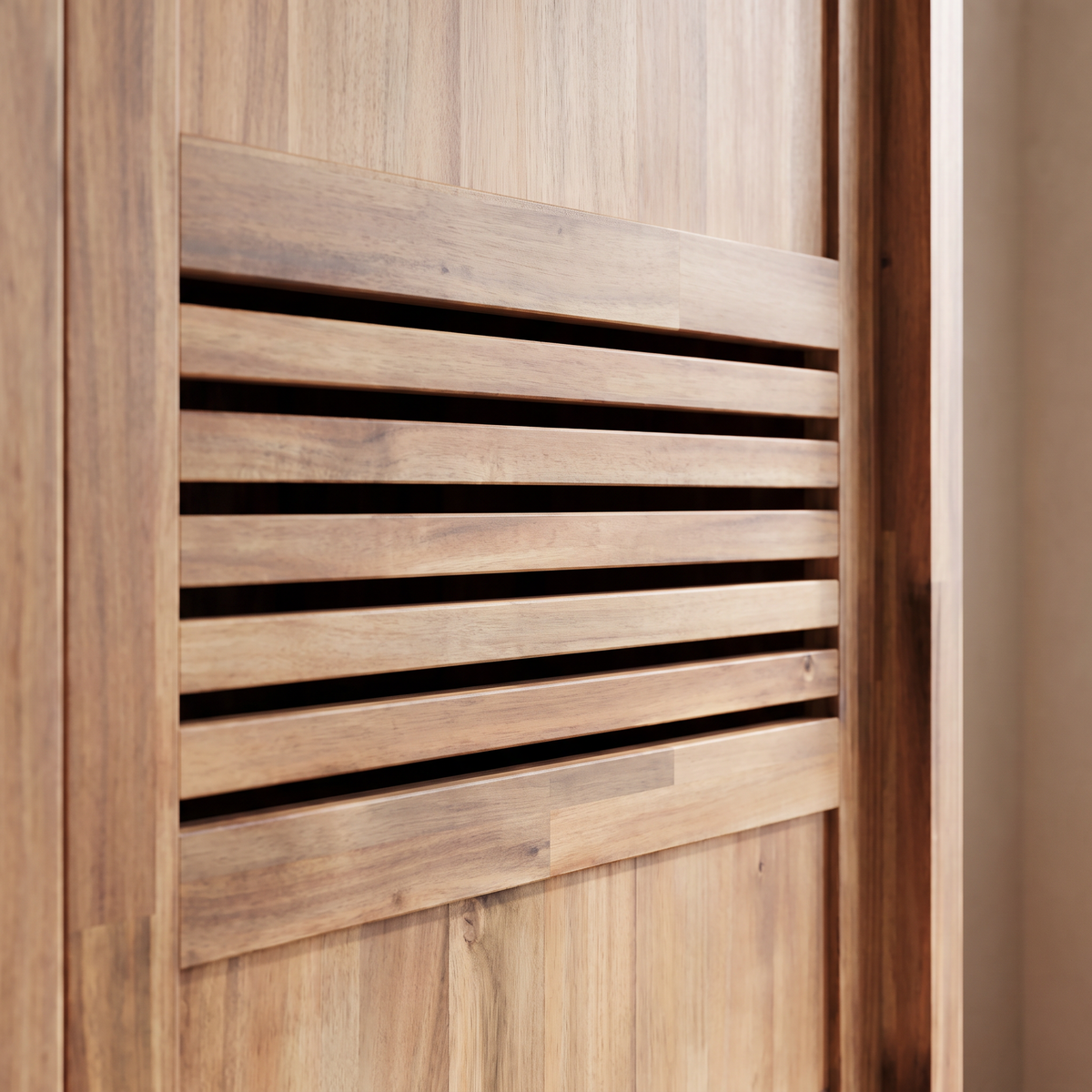 Sequins Wooden Wardrobe 
