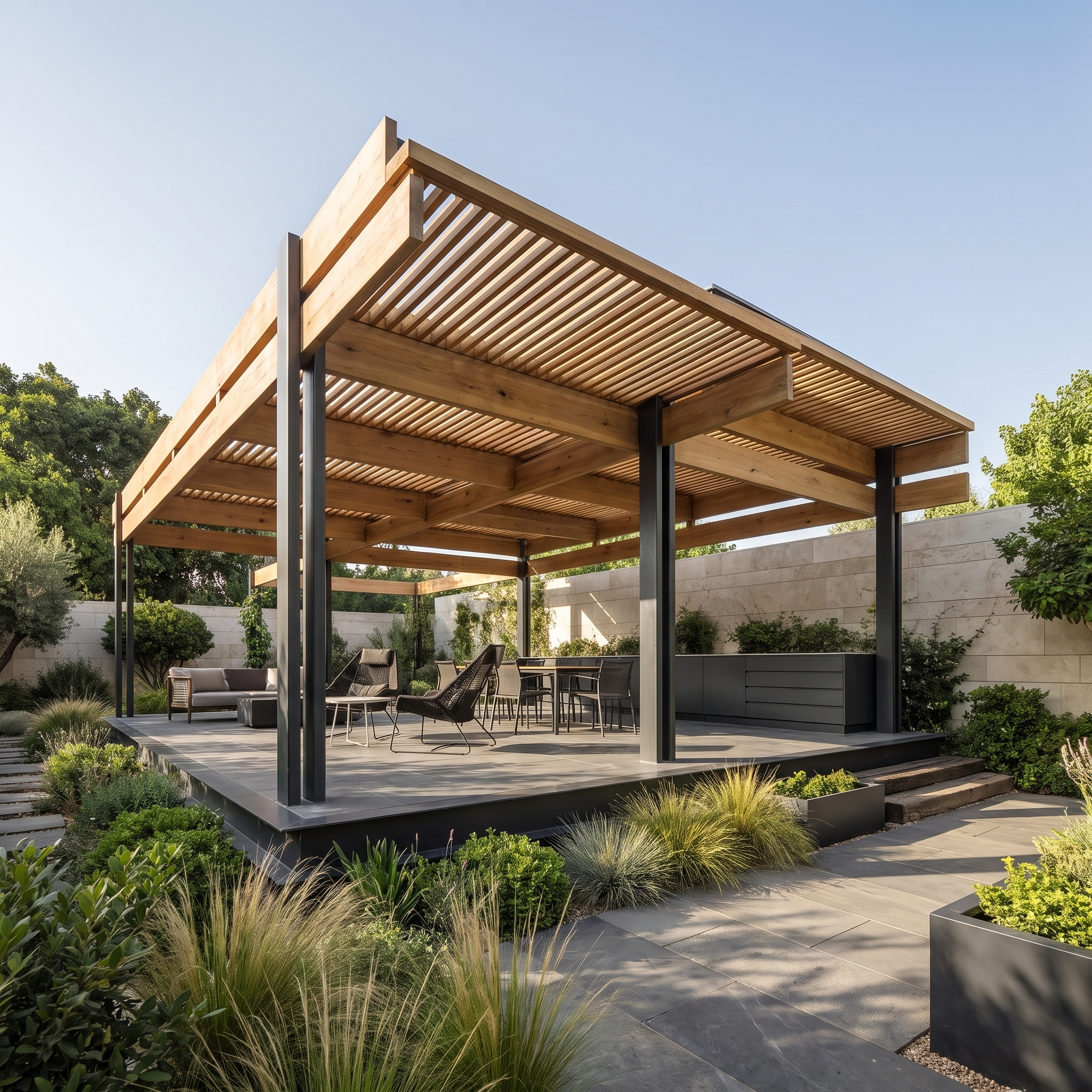 Sfea Ahşap Pergola