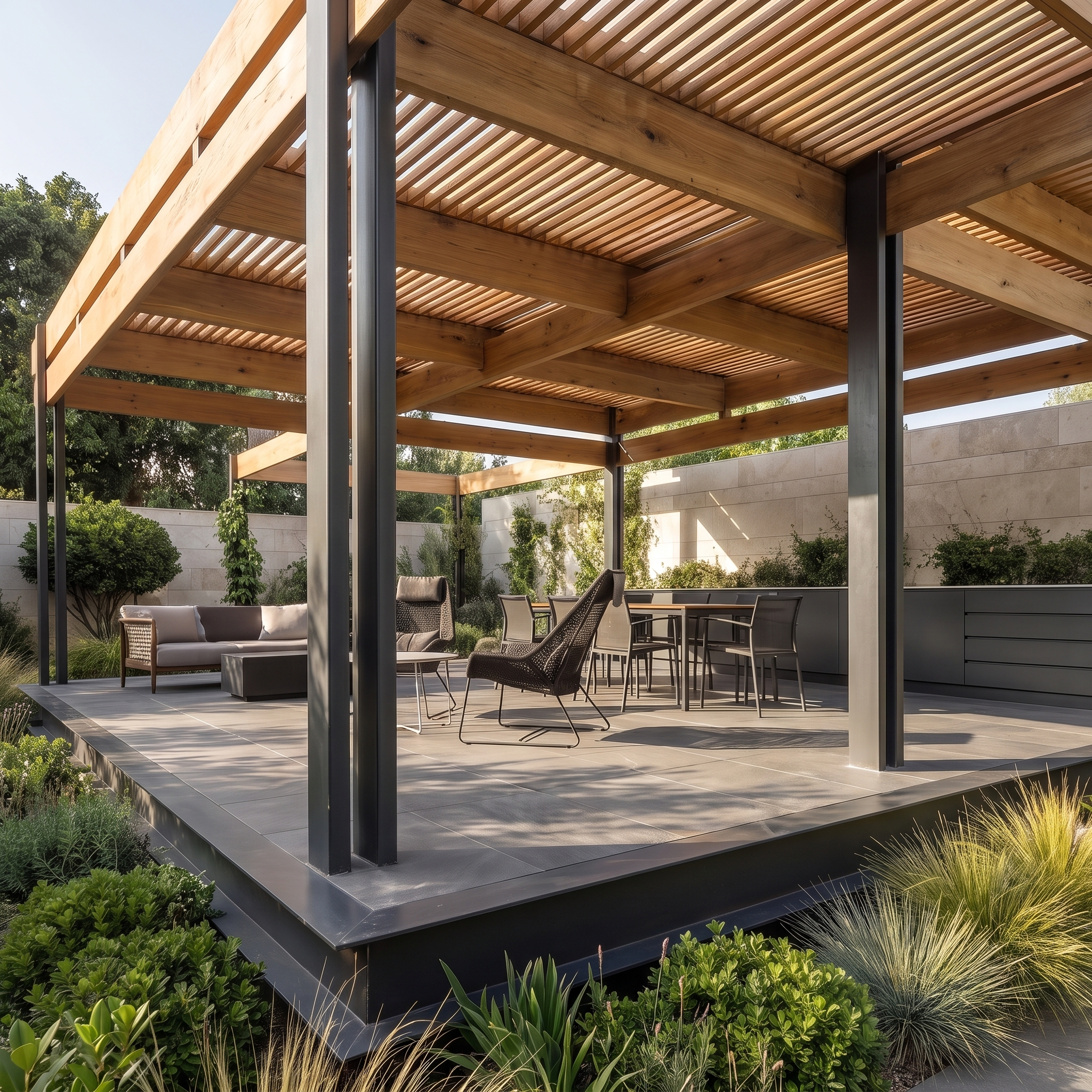 Sfea Ahşap Pergola