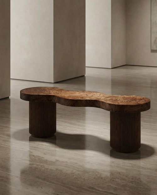 Sylvester Wooden Bench 2