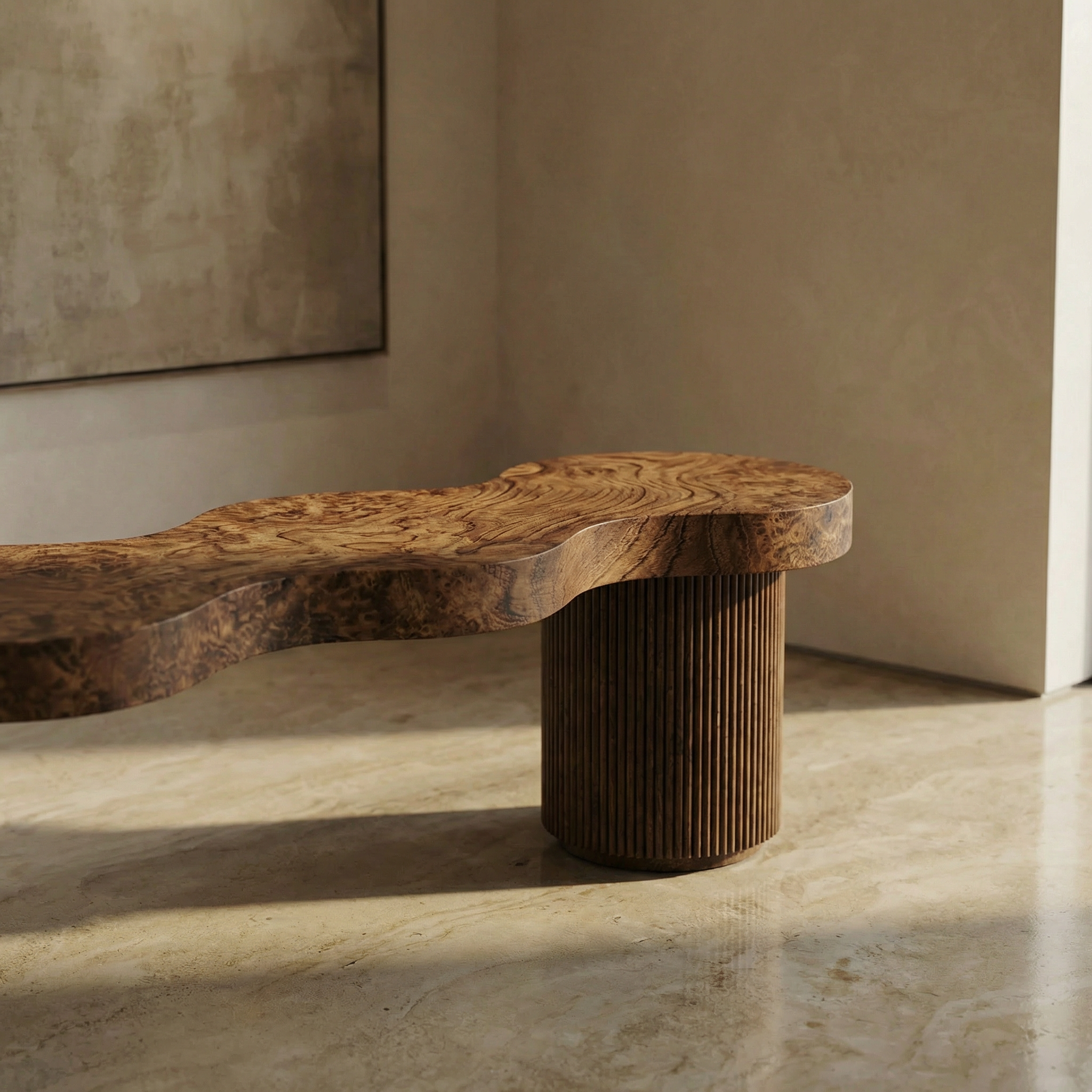 Sylvester Wooden Bench 3