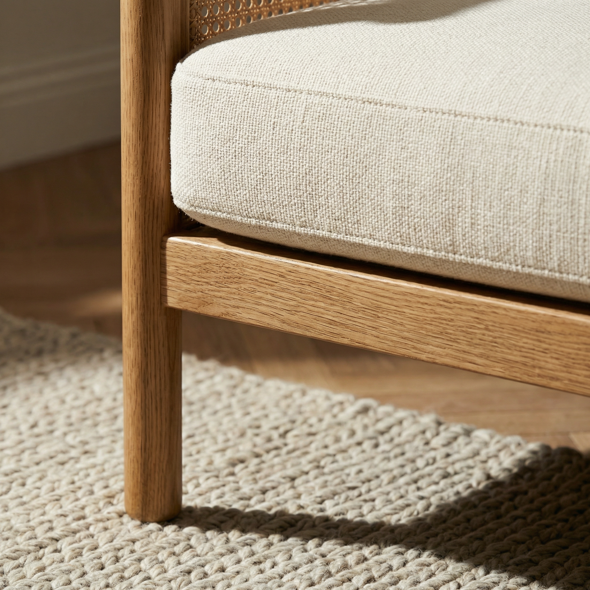 Soffy Hazeranlı Wooden Armchair