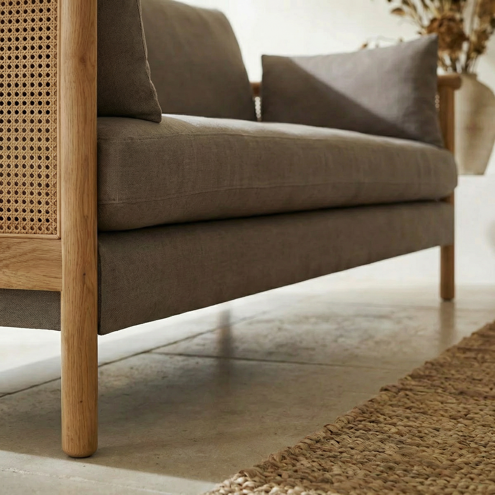 Soffy Hazeranlı Ahşap Koltuk