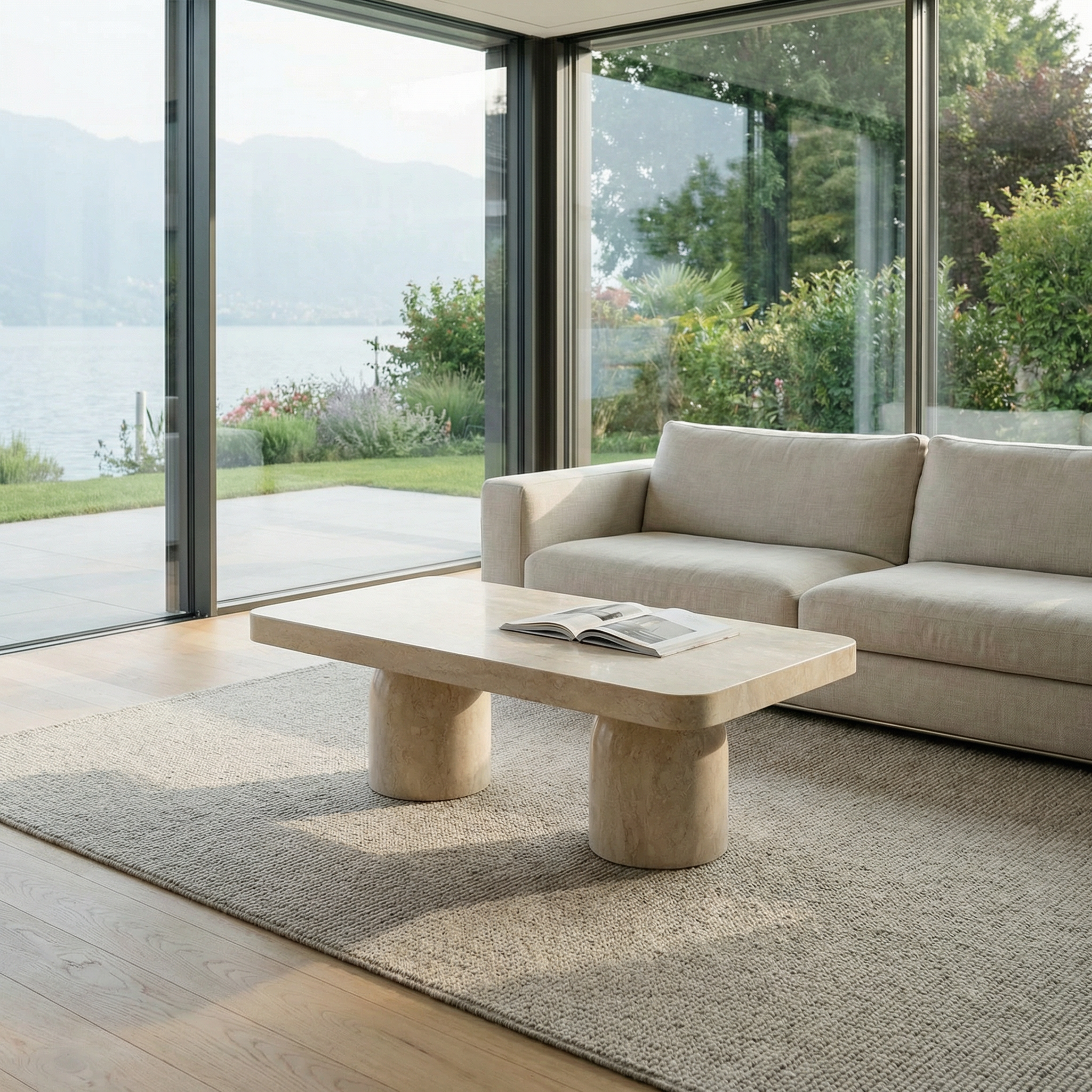 Suble Couchtisch aus Marmor