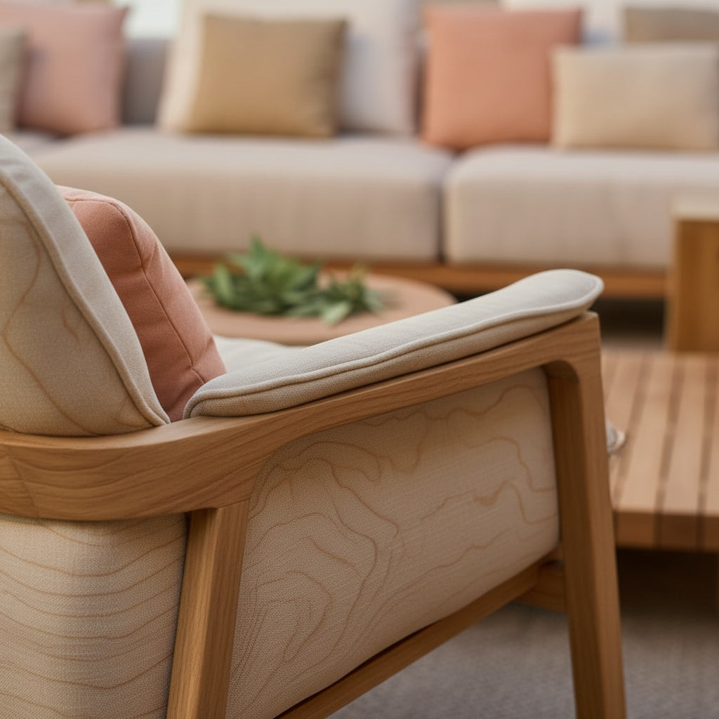 Suwis Gartensitzgruppe aus Holz