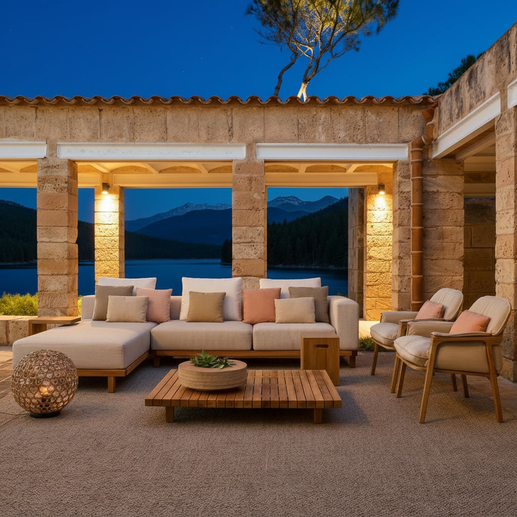 Suwis Gartensitzgruppe aus Holz