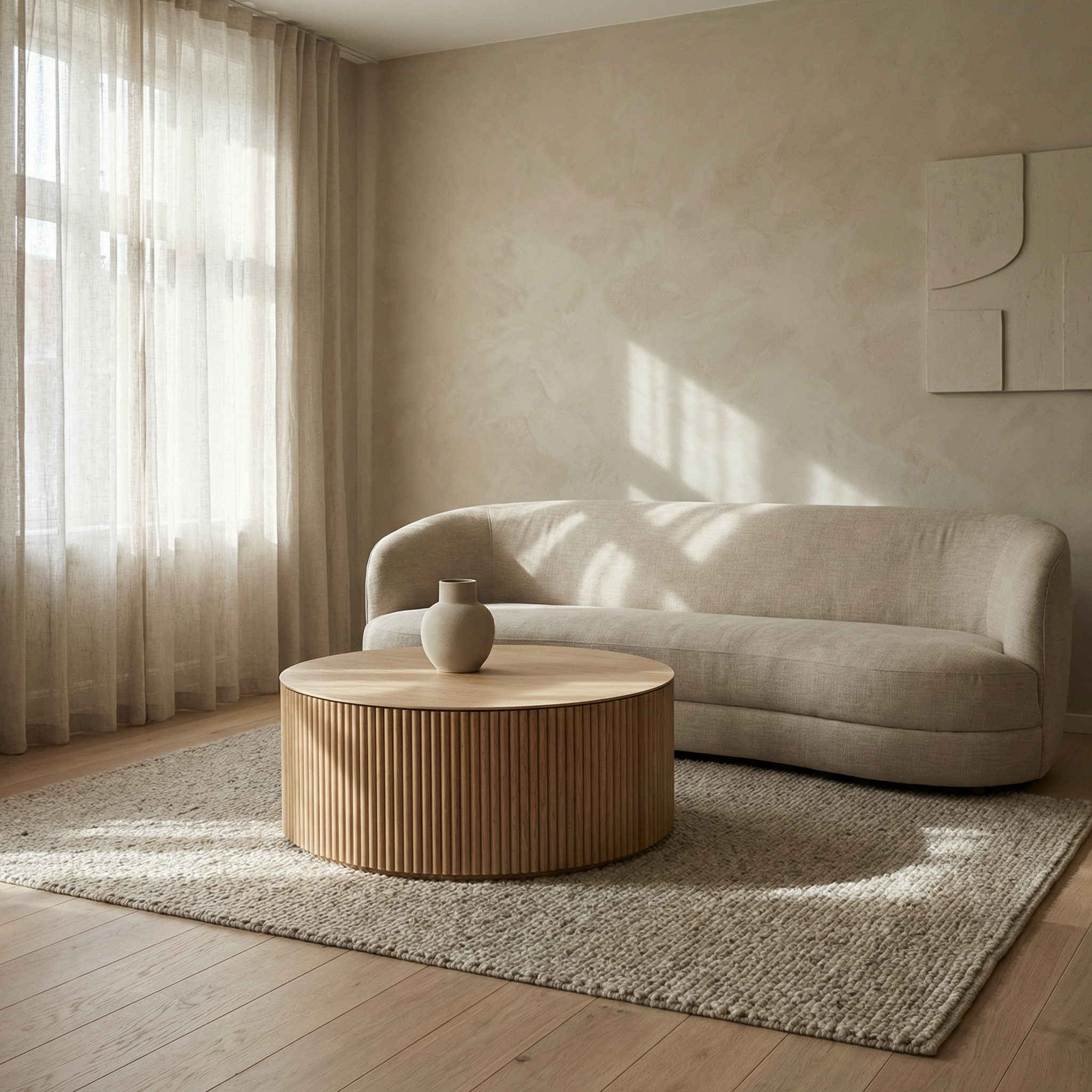 Couchtisch aus Holz „Swan“