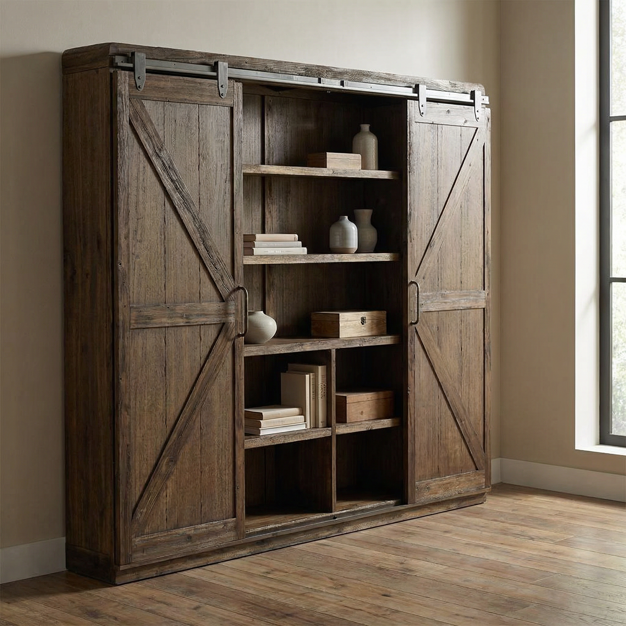 Tetidy Bücherregal aus Holz 