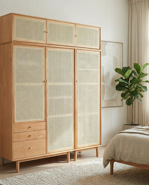 Toucan Hazeranlı Ahşap Gardırop