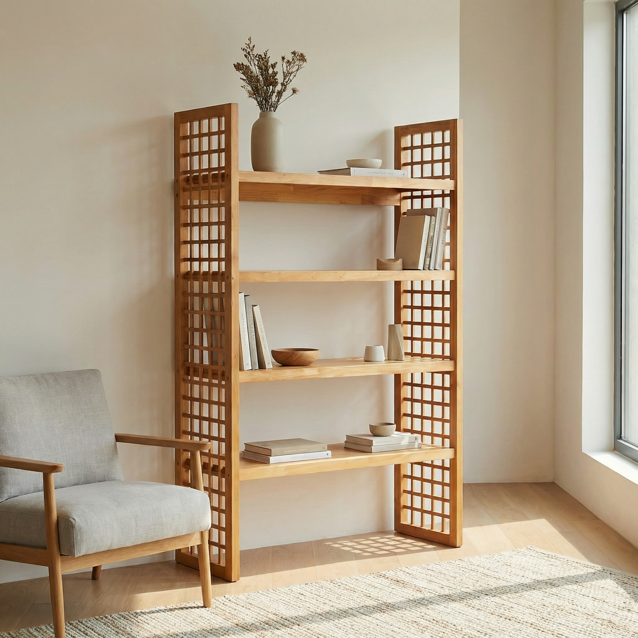 Vilpi Ahşap Kitaplık