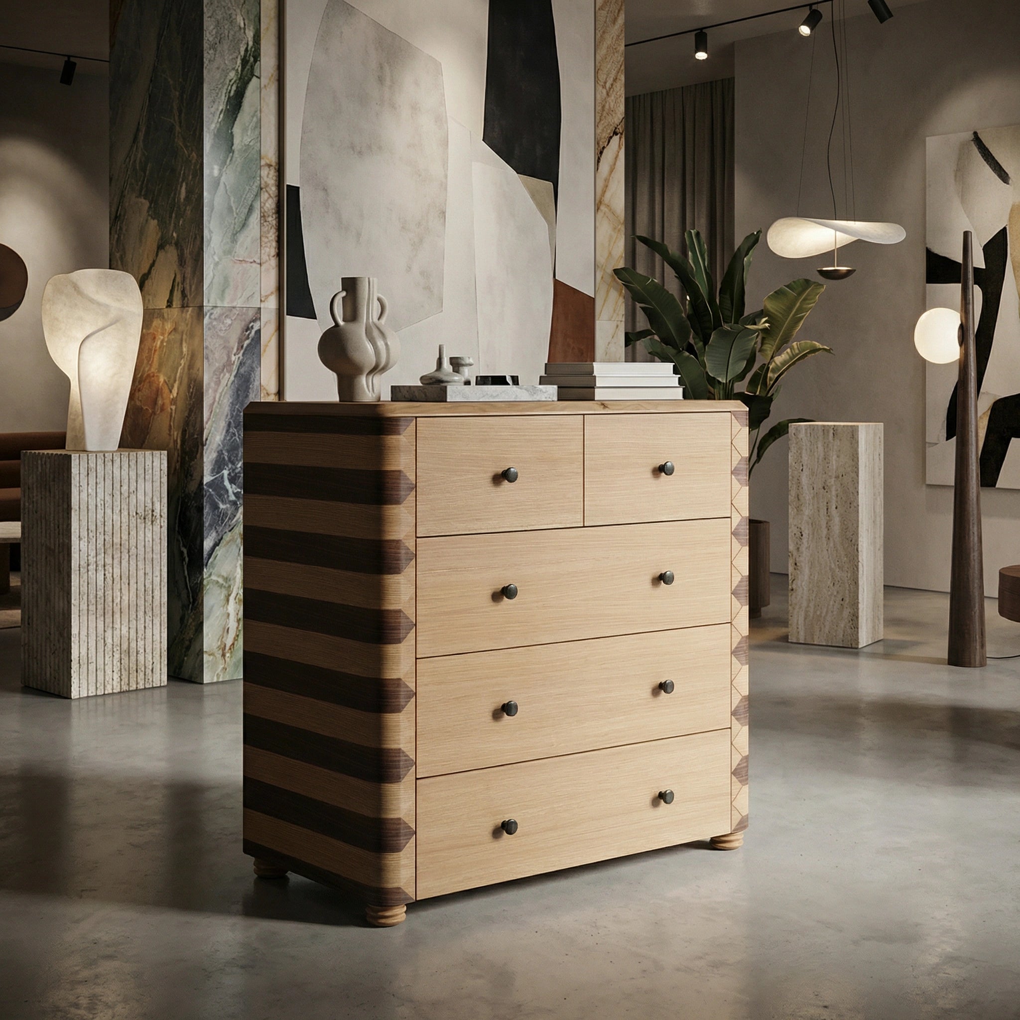 Wardell Ahşap Şifonyer